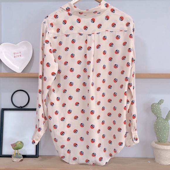 Equipment Silk Button Down Shirt, Size S - Picture 3 of 7